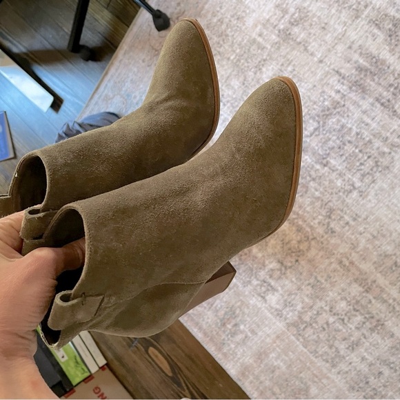 J.Crew Grey Suede Ankle Boots - Picture 2 of 8